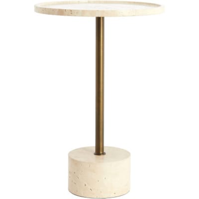 Light & Living - Bijzettafel CIVITA - Ø37x49 cm - Bruin