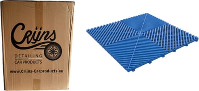 CRIJNS - Dalles - Floor Tiles - Trax - PRO - 39,50x39,50cm - BOX - 30 Items - Dark Blue