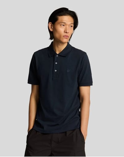 Lyle & Scott - Shirt Donkerblauw Lyle&scott Superfine Polos Donkerblauw Sp2255ton