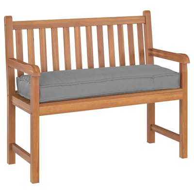 vidaXL - Kussen - Oxford - Stof - Grijs - 120 - x - 40 - x - 8 - cm