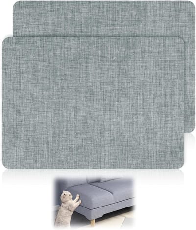 Zelfklevende Stofreparatie Pleisters 20x28cm Linnen – Voor Bank, Stoel & Gordijnen – Lichtgrijs
