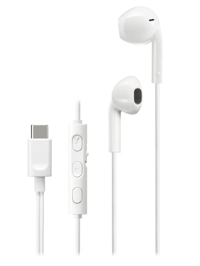 JVC HA-FR17UC - In-Ear USB-C Stereo Headset + Remote - Wit