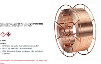 DRATEC Vulldraad Ø 1,2 mm RF141204