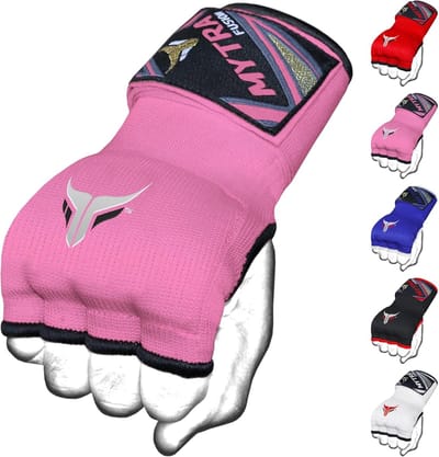 Kids bokshandschoenen met gel - elastische boksbandage voor MMA, Muay Thai en kickboksen