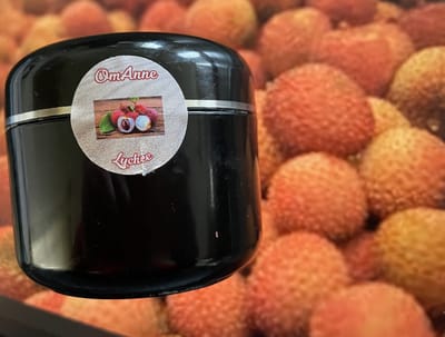 Bodybutter Romig en Luchtig Lychee 350 ml Puur Natuur!! van OmAnne Prijs Inclusief Verzending !!