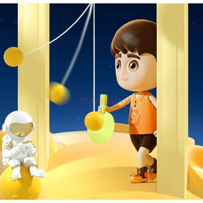 Entraîneur de Tennis de Table Suspendu pour Enfants Soldat Balle Cadre de Porte Bébé Jeu Solo Rebond Combat