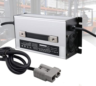 Acculader - Batterijlader - Heftruck Opladen - Intelligente 3-Fasen Lading - 1500W 50A - Zwart