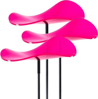 Cazador Del Sol Zonnevangers Lucy - tuin decoratie voor buiten - Ø150mm x 120cm Rood Set3