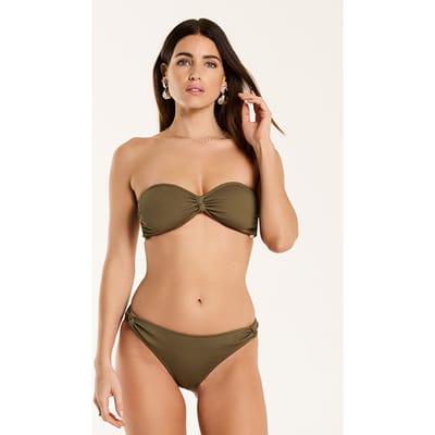 Shiwi Ladies Zoe Bikini Set Cyprus Structure Forest Green Cyprus Size: 34 | Bikinis Outlet | Dames | Groen