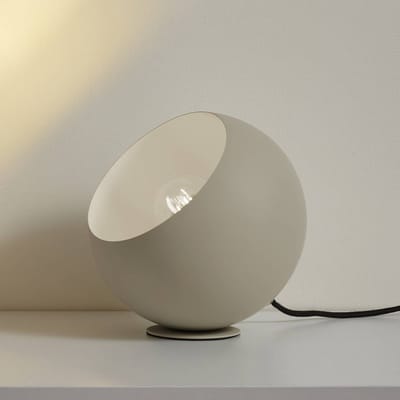 Lindby - Tafellamp - 1licht - IJzer - H: 20 cm - E27 - beige