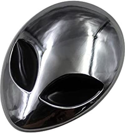 Dailygoods- Auto Sticker Duurzaam - Metalen Sticker - 3D Chrome - Grappige Auto Decoratie - Embleem - Afmetingen 5,2 x 4 cm - Autosticker
