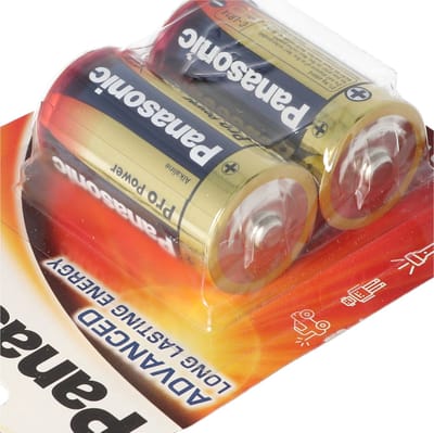 Panasonic Pro Power Baby C LR14 alkalinebatterij in een blister van 2