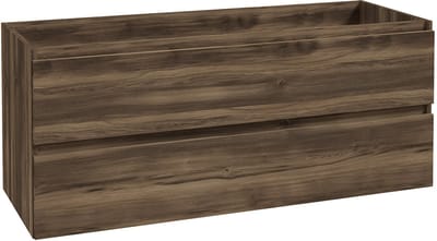 Alvara onderkast 120 cm donker eiken – badkamermeubel met soft-close lades