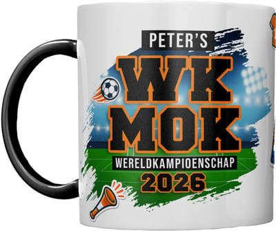 WK 2026 MOK | JUICHMOK | GEPERSONALISEERD MET NAAM | JUICH MOK | ZWART