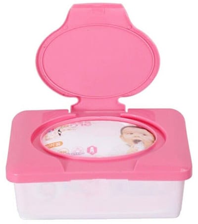 Houder voor vochtige doekjes in de badkamer -Houder voor vochtige toiletpapier -Houder voor vochtige doekjes in de baby -Houder voor vochtige toiletpapier -Opbergdoos voor vochtige doekjes -Kunststof doos voor vochtige doekjes -Opbergdoos met deksel