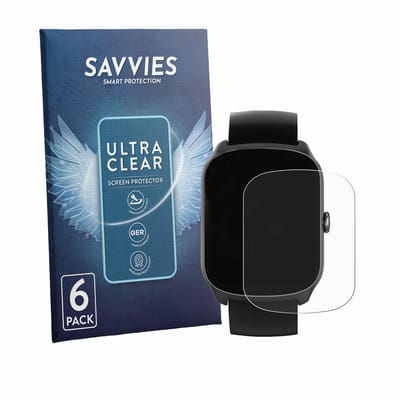 Savvies - Screenprotector voor STECEi S36 1.95" - Folie Beschermfolie transparant 6 Stuks