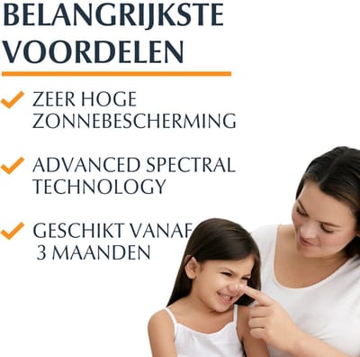 Eucerin Sun Sensitive Protect Dry Touch Kids Gel-Crème SPF50+ - 2 x 200 ml - Voordeelverpakking