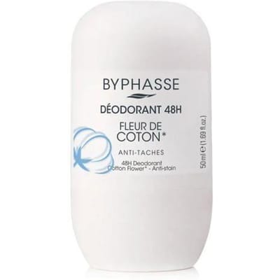 BYPHASSE Deodorant 48H Katoenbloem 50ml/100ml 50ml X 2