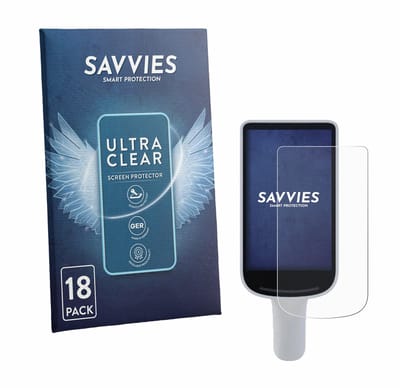 Savvies - Screenprotector voor Datalogic Joya Smart & Smart+ - Folie Beschermfolie transparant 18 Stuks