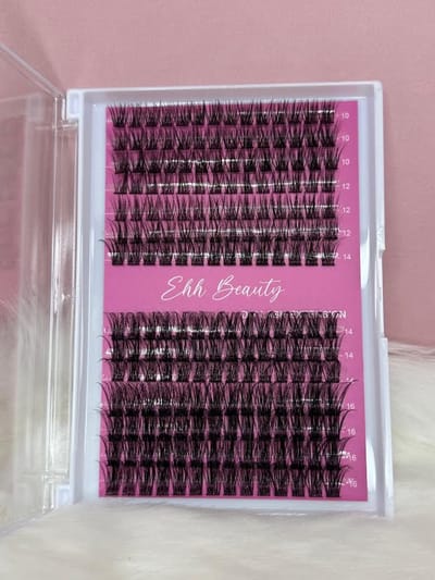 EHH BEAUTY - Diy lashes kit classy - Extensions - Wimperset - Individueel cluster wimpers - D crul - wimpers - box - 196 segmenten