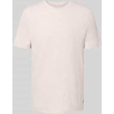 Regular fit T-shirt van katoenmix
