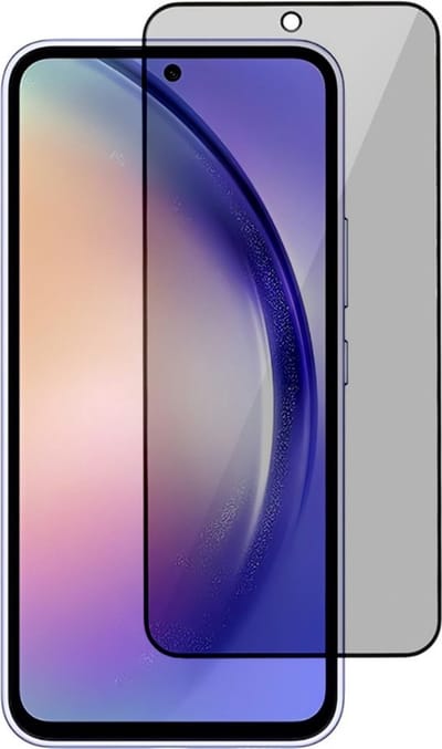 Coverup Screen Protector - Geschikt voor Samsung Galaxy A55 Screen Protector - Coverup Privacy Tempered Glass - Transparant