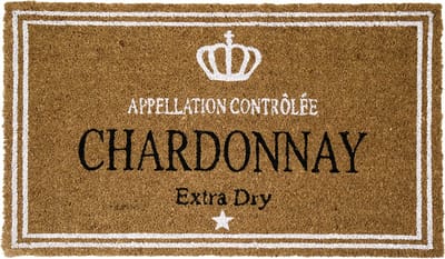 deurmat kokos wijn chardonnay 75cm