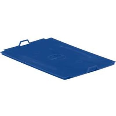 Opzetdeksel RL-KLT-D 35 PP, voor Eurobak R/RL-KLT, B 300 x D 200 mm, blauw
