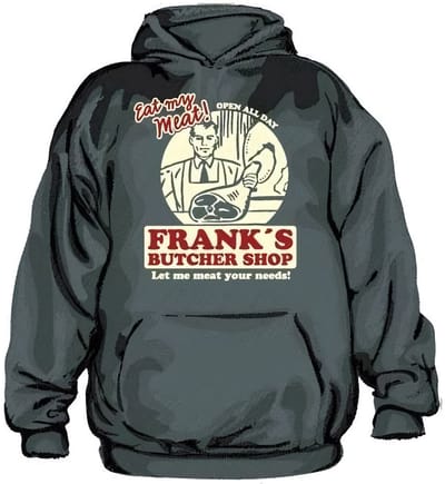 Hybris Frank's Butcher Shop-hoodie SH-3-10907-H3-5