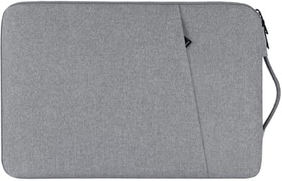 15.6inch Laptophoes - Laptophoes - Beschermhoes - Laptop opbergtas - Opbergtas - Schokbestendig - Krasbestendig - Spatwaterdicht - Grijs