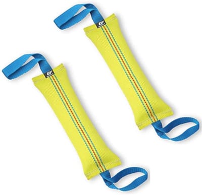 Robuuste hondenbijtworst van brandweerslang - 30 cm, 2 stuks, ideaal voor training en touwtrekken