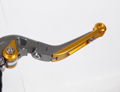 rechter remhendel gek voor motor honda 600 cbr rr 2007 tot 2017 aluminium gelede goud/titanium kleur nieuw