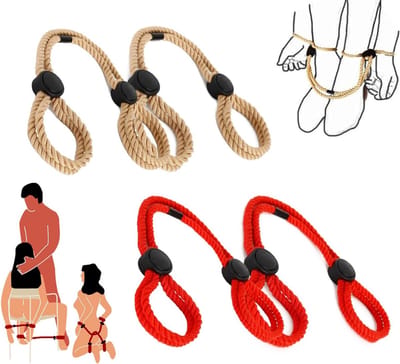 BDSM Extreme - Sex Toys voor Koppels - Seksspeeltjes voor Koppel - Shibari Touw – Bondagesets - Sexspeeltjes voor Koppels - Couple Games – Bondagesets – Zwart