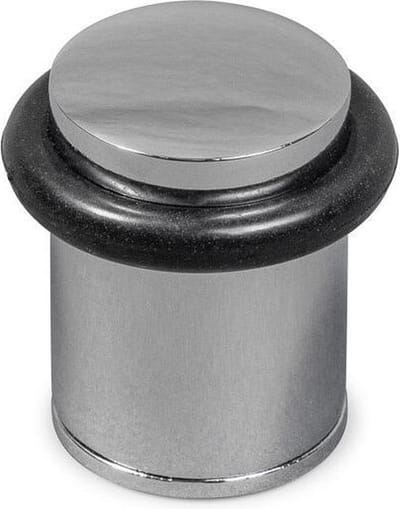 Deurstopper - chroom 28x40mm