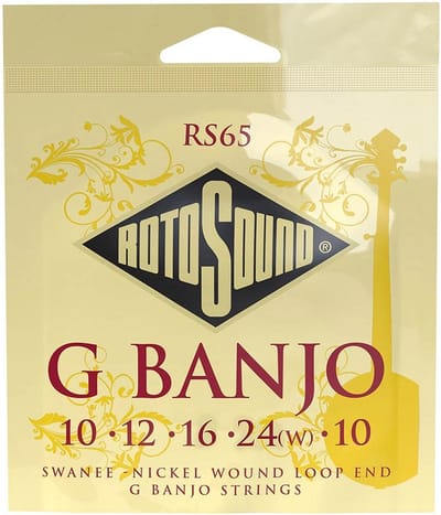 Rotosound RS65 snaren set banjo nickel wound, loop end