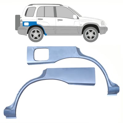Reparatiepaneel achterspatbord voor Suzuki Grand Vitara 1997-2005