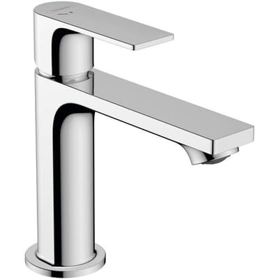 hansgrohe Rebris E - Wastafelmengkraan - Ééngreeps bediening - CoolStart energiebesparend - Met trekwaste - 110mm maat - Chroom