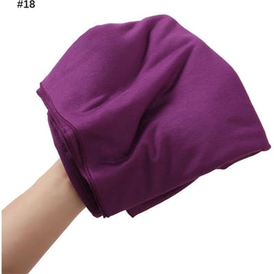 80*180cm Grote Maat Modal Rayon Katoen Jersey Hijab Sjaal Ramadan Lange Moslim Sjaal Effen Zacht Turban Wikkels Dames Hoofdband