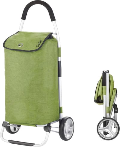 Opvouwbare boodschappentrolley 45 liter - Compacte boodschappenwagen voor eenvoudig winkelen