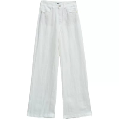 Linnen Wide Leg Broek Dames Salsa Jeans