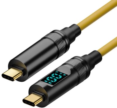 Dailygoods - Dailygoody - USB C Kabel - 20 Gbit/s - 8K@60Hz - PD 100W - 2m - Hoge snelheid - Betrouwbare verbinding - Geschikt voor opladen en dataoverdracht - Fle