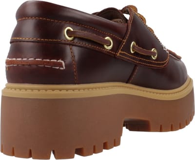 Leather Lace-Up Slip-On Shoes Wo - Bordeaux Lace Up Shoes