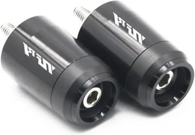 Stuuruiteinden Motorfiets - Handvatgewichten Stuurgewichten - Rijcomfort Verbeteren - CNC Aluminium Constructie - Voor 22mm Sturen - Zwart