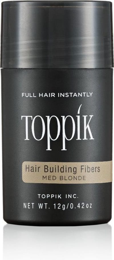 Toppik Hair Building Fibers Middenblond - 12 gram - Cosmetische Haarverdikker - Verbergt haaruitval - Direct voller haar