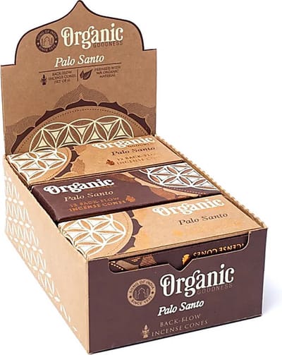 Organic Goodness - Palo Santo - Backflow - Wierookkegels - Song of india - doos 6 stuks