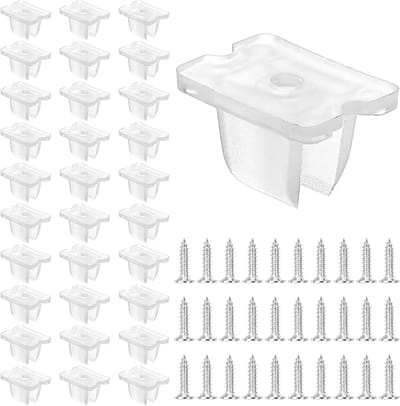 Waterdichte LED Strip Houder 5-6 mm - 30 Stuks Silicone Montage met Schroeven voor Verlichting