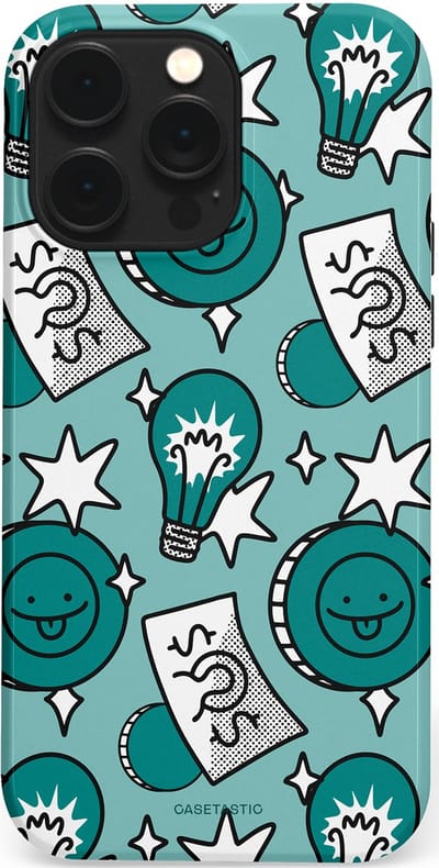 Casetastic Hoesje Geschikt voor Apple iPhone 14 Pro Max Magsafe - Stijlvolle Beschermende Duo-layer Case - Muntmeester