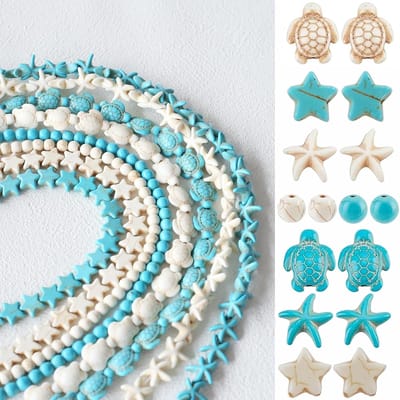 Famanu – Mix kralen set 6 strengen – Geassorteerde kralen voor DIY sieraden en rijgprojecten