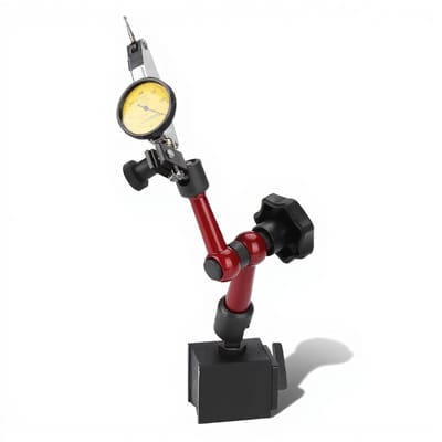 NTH products- Meetklokmeter met magnetische voet - Magnetische houder - Flexibele meterstandaard - Eenvoudige structuur - Schokbestendig - Hoogwaardige kwaliteit - Meetinstrument