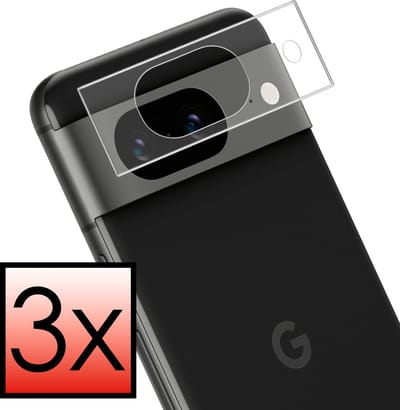 Camera Lens Protector - 3 Stuks - Geschikt voor Google Pixel 8a - Camera Screenprotector - Beschermglas - Gehard Glas - Tempered Glass - Screen Protector